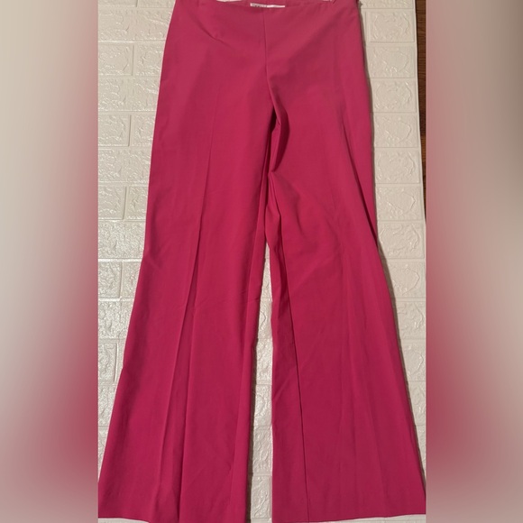 Trina Turk Verity 2 Pants Petal Pink size 6 High Rise Straight Leg - Picture 3 of 9
